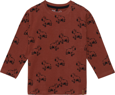 Deux par Deux Long Sleeve Jersey Top - Baby Boy