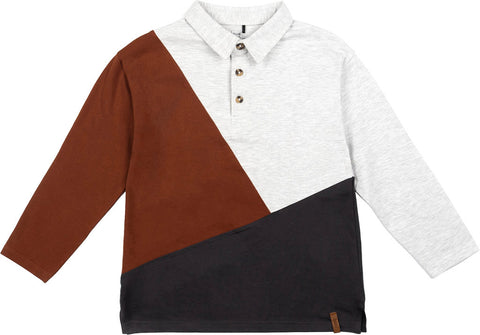 Deux par Deux Colorblock Polo Jersey - Big Boy