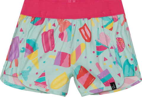 Deux par Deux Printed Popsicle Shorts - Big Girls