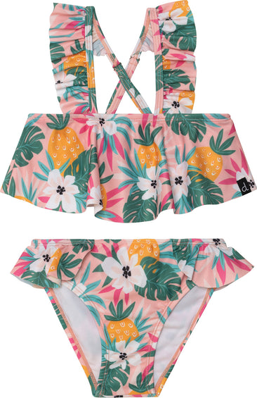 Deux par Deux Printed Two Piece Swimsuit - Little Girls