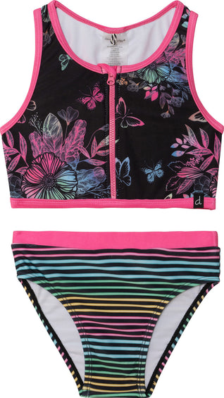 Deux par Deux Printed Two Piece Swimsuit - Little Girls