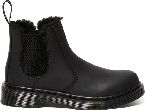 Dr. Martens 2976 Faux Fur Lined Chelsea Boots - Youth