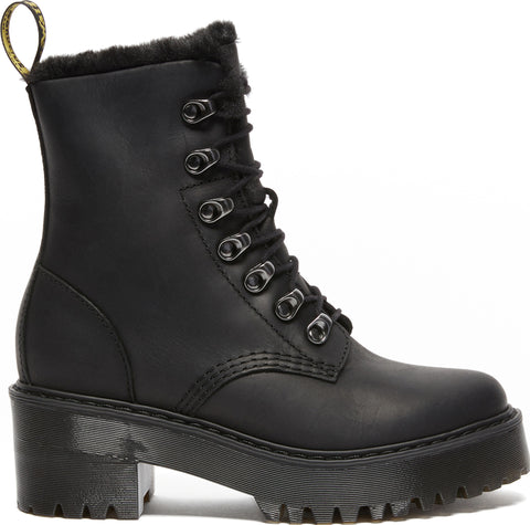 Dr. Martens Leona Faux Fur Lined Leather Boots - Women's