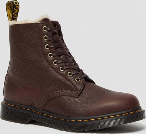 Dr. Martens 1461 Pascal Faux Fur Lined Lace Up Boots - Men's