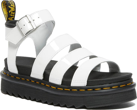 Dr. Martens Blaire Patent Leather Strap Sandals - Women's