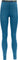 Devold Breeze Long Johns Tights - Youth - Blue Melange