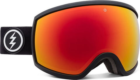Electric EGG Ski Goggle - Matte Black Frame - Light Green Lens + Bonus Brose-Red Chrome Lens
