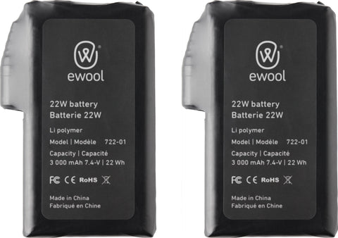 ewool Battery Set for Glove Liner and Sock Covers