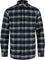 Fjällräven Ovik Heavy Flannel Shirt - Men's - Dark Navy - Buckwheat Brown