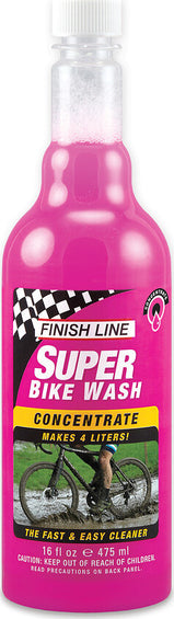 Finish Line Super Bike Wash Concentrate Bottle - 16 Oz