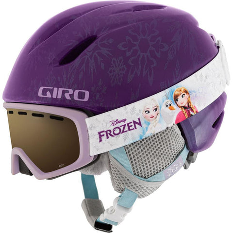 Giro Kid's Launch Purple Disney Frozen Goggle Helmet Combo
