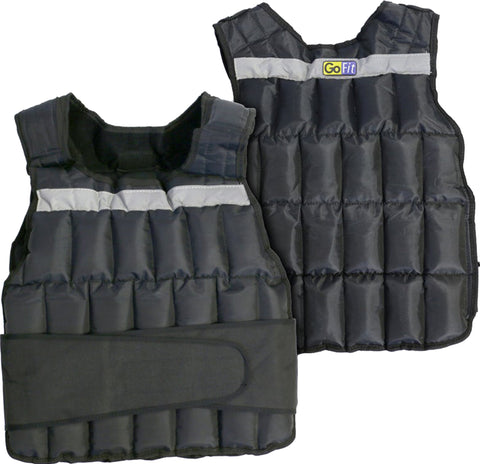 GoFit 40lb Adjustable Weighted Vest 