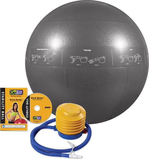 GoFit 75cm ProBall 2000lb Stability Ball
