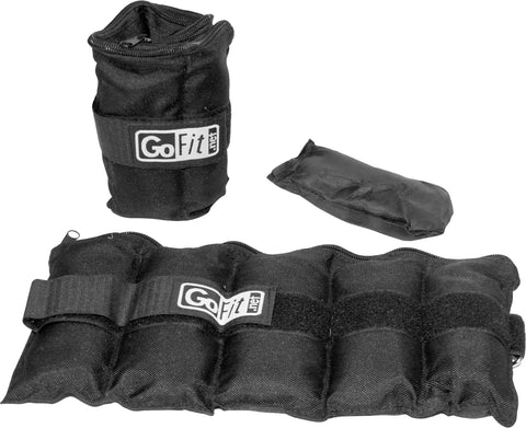GoFit Adjustable Ankle Weights - 2.5 lbs each