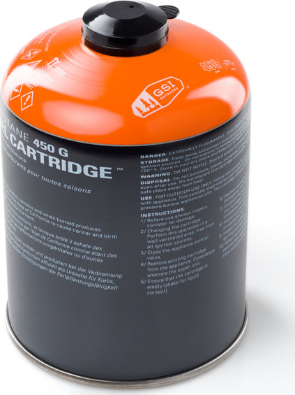 GSI Outdoors Isobutane 450g Fuel Cartridge