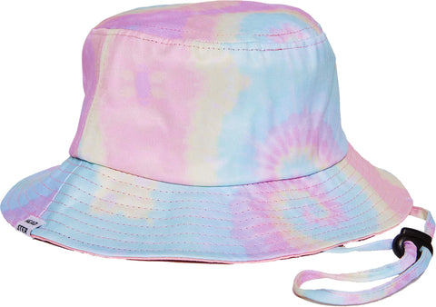 Headster Kids Tie Dye Pink Bucket Hat - Kids