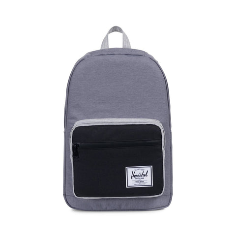 Herschel Supply Co. Pop Quiz Backpack Mid Grey Crosshatch - Black