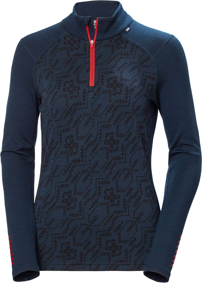 Helly Hansen Lifa Merino Midweight Graphic  Tee - Women's