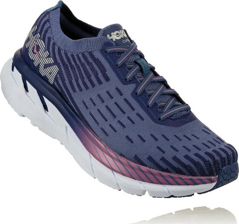 Hoka One One Clifton 5 Knit Running Shoes - Women's