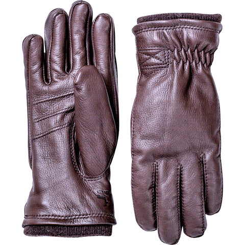 Hestra Dress Deerskin Swisswool Rib Cuff Gloves - Unisex
