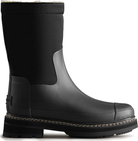 Hunter Refined Stitch Roll Top Sherpa Rain Boots - Women's