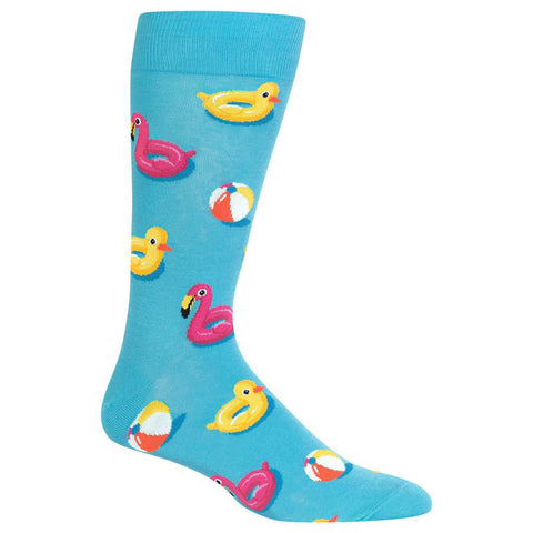 Hot Sox Pool Floats Crew Socks - Men's