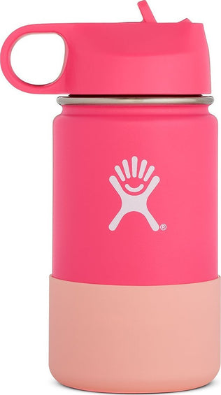 Hydro Flask Wide Mouth Bottle with Straw Sip Lid For Kids - 12 Oz