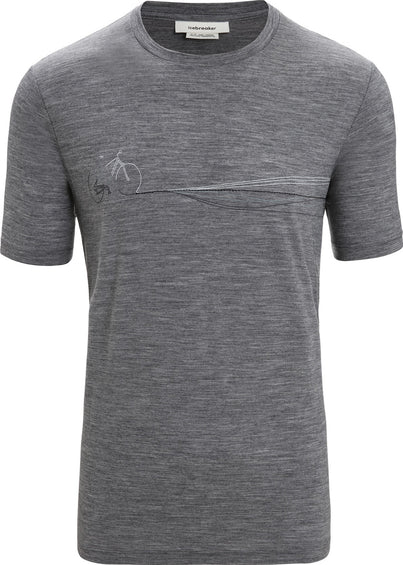 icebreaker Tech Lite II Short Sleeve Tee Cadence Paths - Men's