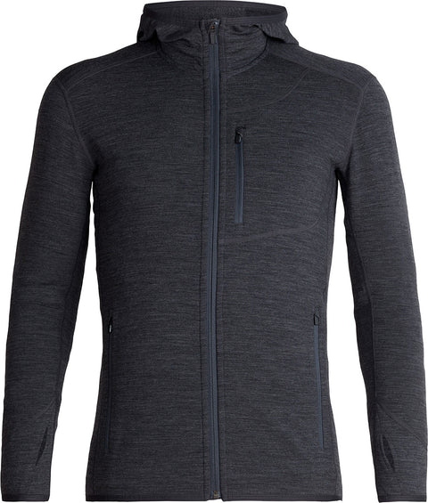 Icebreaker Men's Descender Long Sleeve Zip Hood