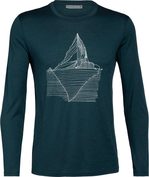 Icebreaker Tech Lite Oneberg Long Sleeve Crewe - Men's 