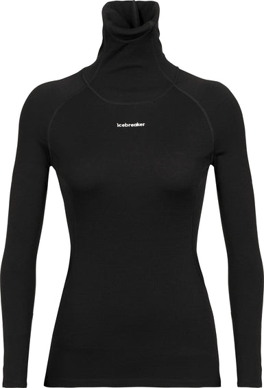 icebreaker Merino Long Sleeve Roll Neck Base Layer Top - Women's