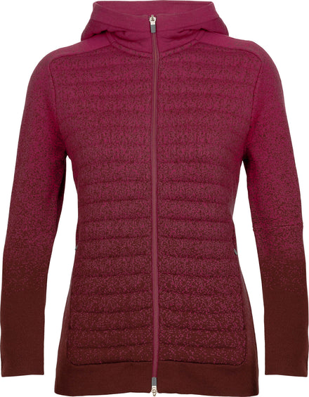 icebreaker ZoneKnit Insulated Long Sleeve Zip Hoodie - Women's