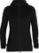 icebreaker ZoneKnit LS Zip Hoodie - Women's - Black