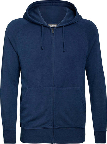 Icebreaker Nature Dye Merino Helliers Long Sleeve Zip Hood Jacket - Men's