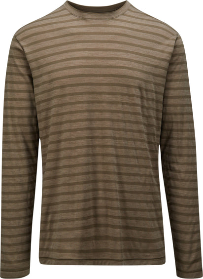 Icebreaker Utility Explore LS Crewe Stripe T-Shirt - Men's