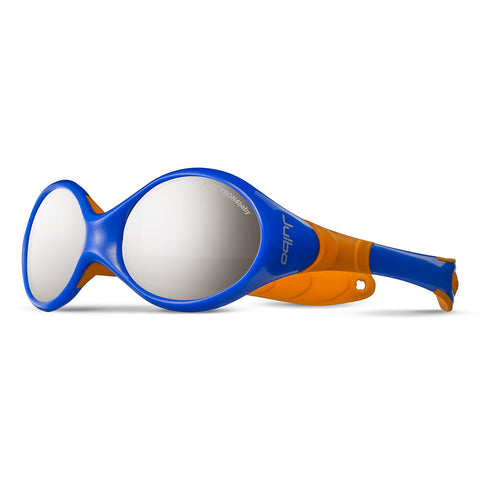 Julbo Looping II Sunglasses - Blue-Orange - Spectron 4 baby Smoked Silver flash Lens