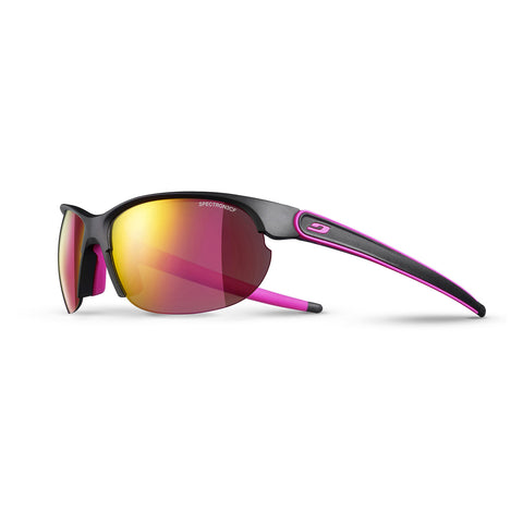 Julbo Breeze Sunglasses - Matt Black-Pink Pink Flash - Spectron3CF Pink flash Lens