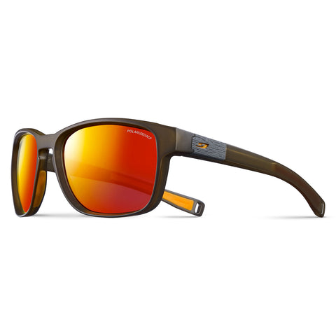 Julbo Paddle Sunglasses - Translu Army-Orange - Polarised 3CF Smoke Multilayer Red Lens