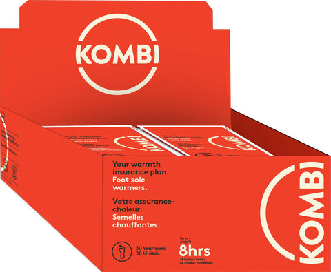 Kombi Set of 30 Pairs Foot Sole Warmers - Unisex