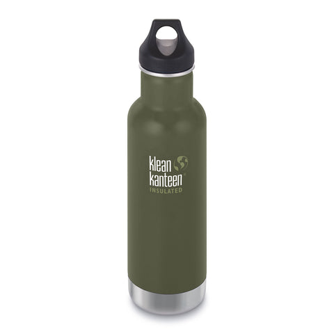 Klean Kanteen Classic Stainless Steel Bottle with Loop Cap - 20 Oz
