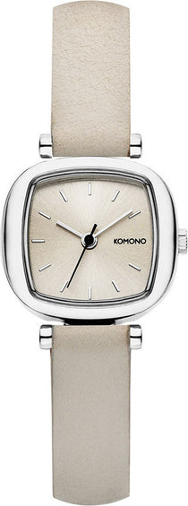 Komono Moneypenny White Sand Watch
