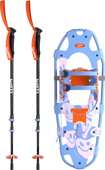 Koti Sports Smiley Snowshoes and Poles Set - Unisex