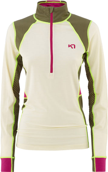 Kari Traa Voss Light Half Zip Merino Wool Tee - Women's