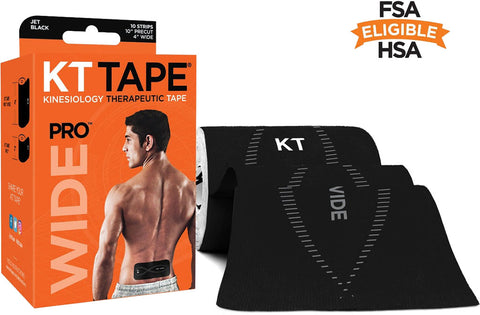 KT Tape KT Tape Pro Wide Strips 10 inches Precut - 10 units