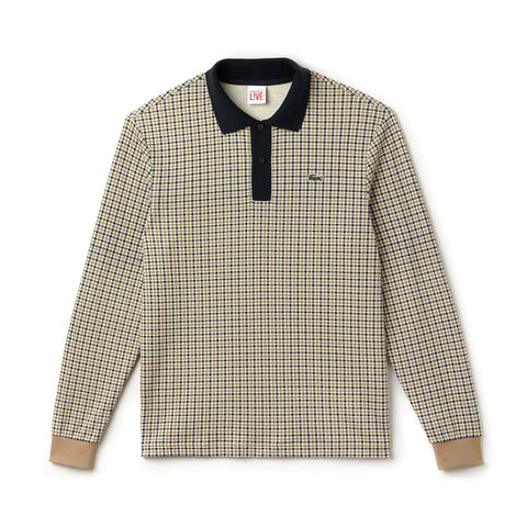 Lacoste Men's Live Regular Fit Check Interlock Polo