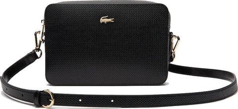 Lacoste Chantaco Piqué Leather Square Shoulder Bag - Women's