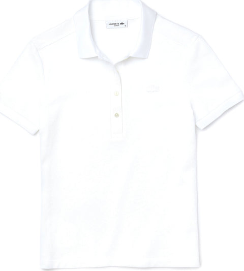 Lacoste Stretch Cotton Piqué Polo Shirt - Women's