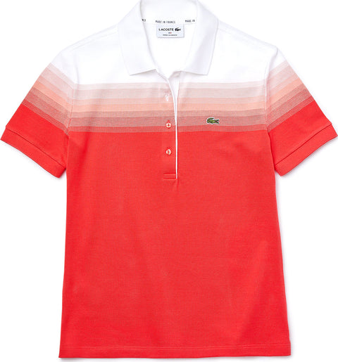 Lacoste Made in France Organic Cotton Piqué Polo Shirt - Women's