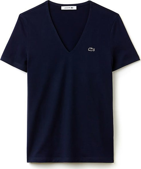 Lacoste Slim Fit V-Neck T-Shirt - Women's