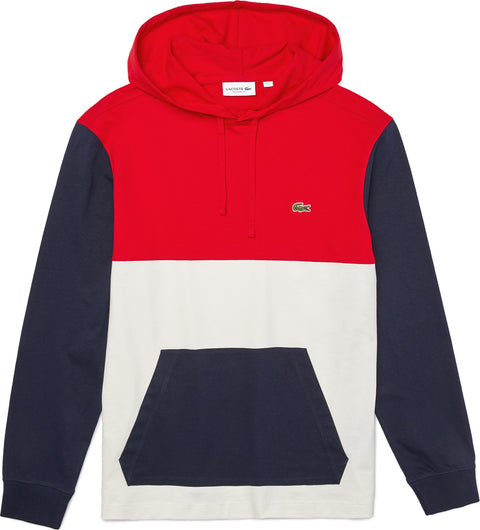 Lacoste Relaxed Fit Colorblock Hooded T-shirt - Men's